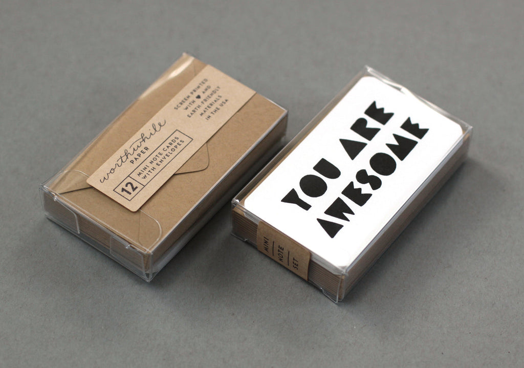 Mini Note Set - You are Awesome