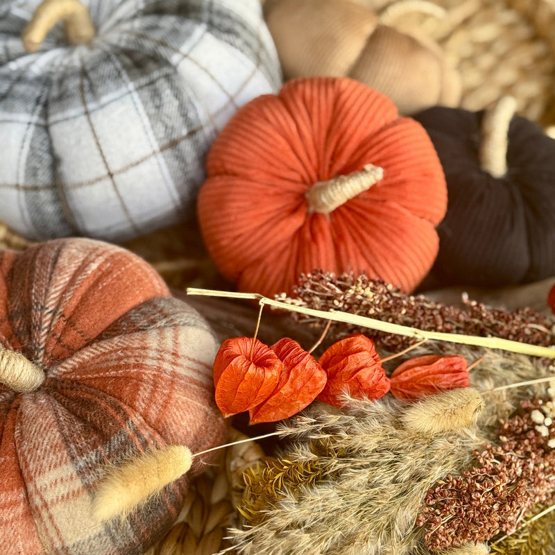 Orange Corduroy Pumpkin