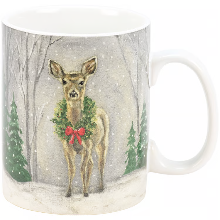 Mug - Snowy Deer