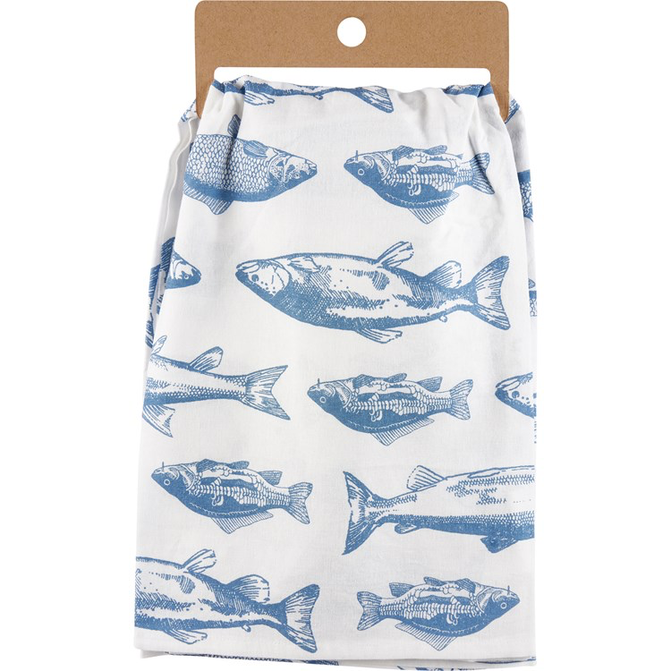 Kitchen Towel - Lake Life with Fish