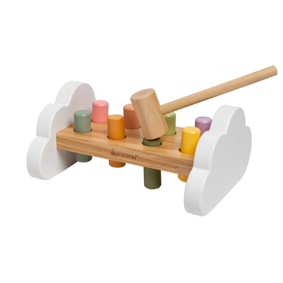 Wooden Hammer Bench Toy