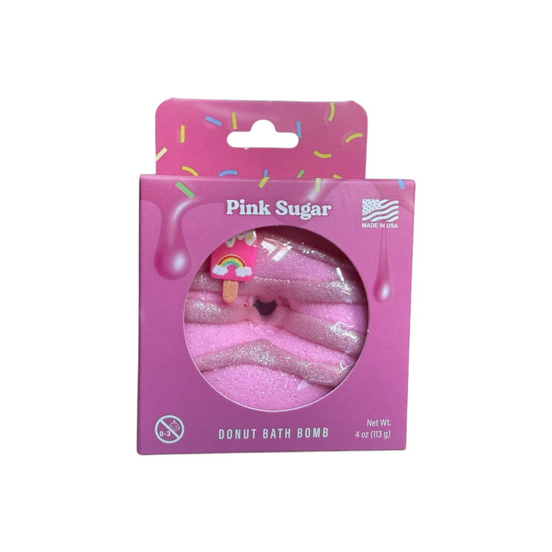 Pink Sugar Donut Bath Bomb