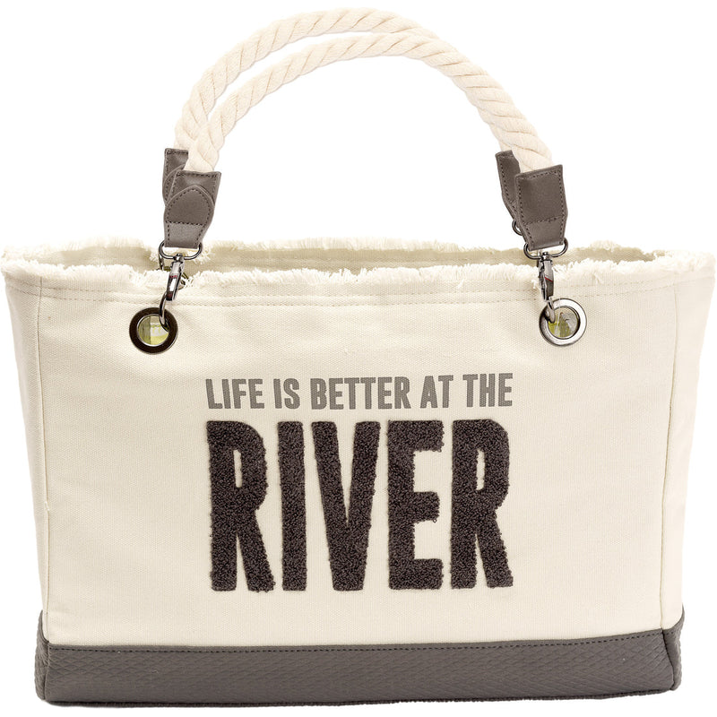 River Canvas Tote