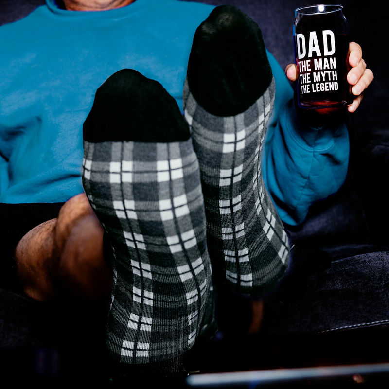 Dad Beer Can Glass and Sock Gift Set