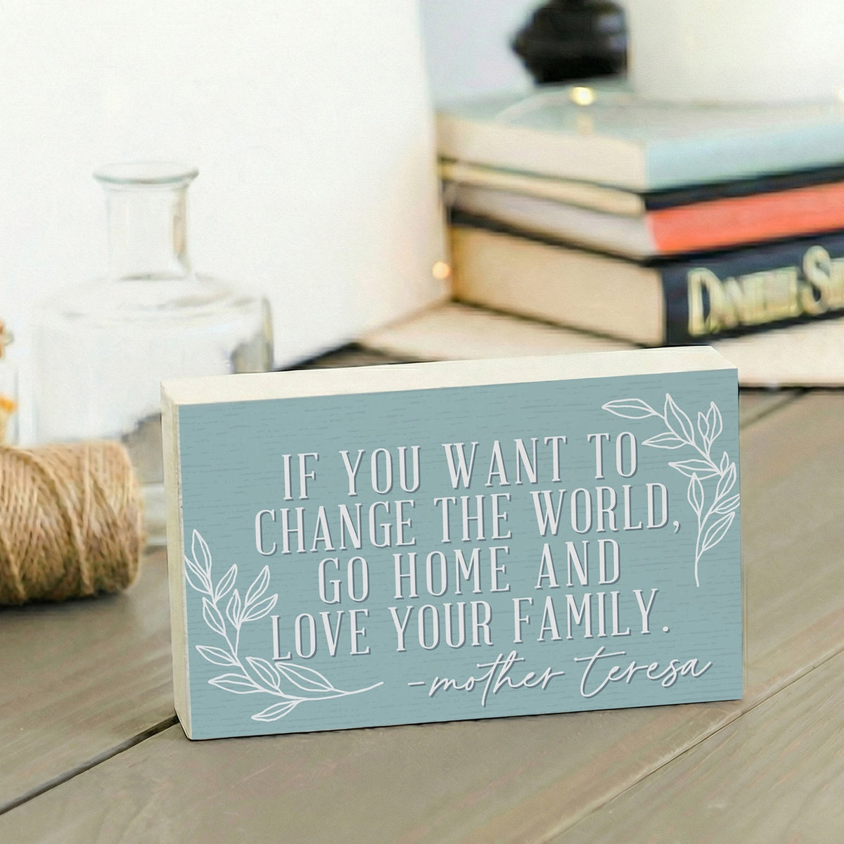 Block Sign - Change the World