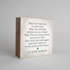 Irish Blessing Wooden Block Sign