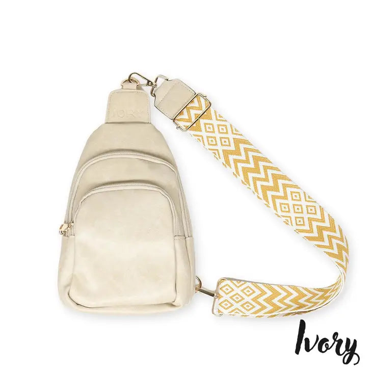 crossbody bag for travel white Sling Crossbody Bag – Simply Northwest