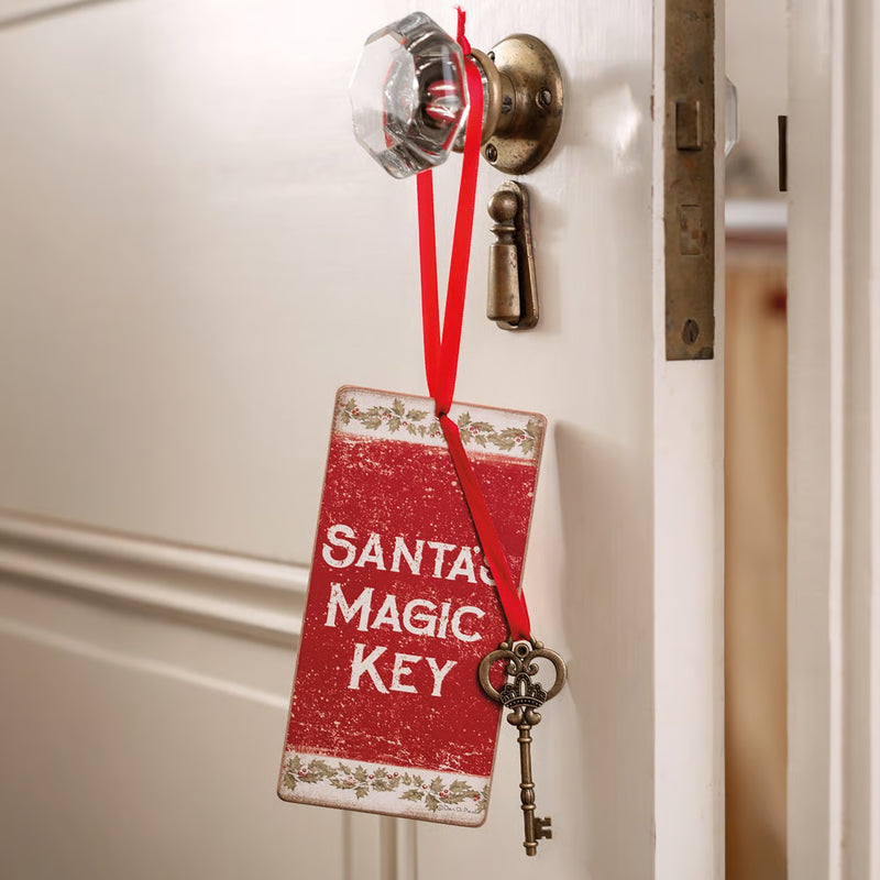 Ornament - Vintage Santa's Magic Key