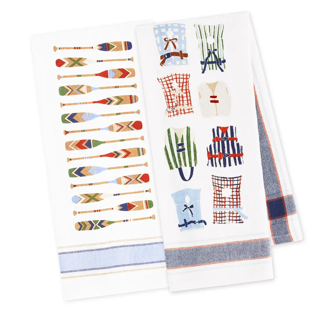 At the Lake Printed Floursack Dishtowel