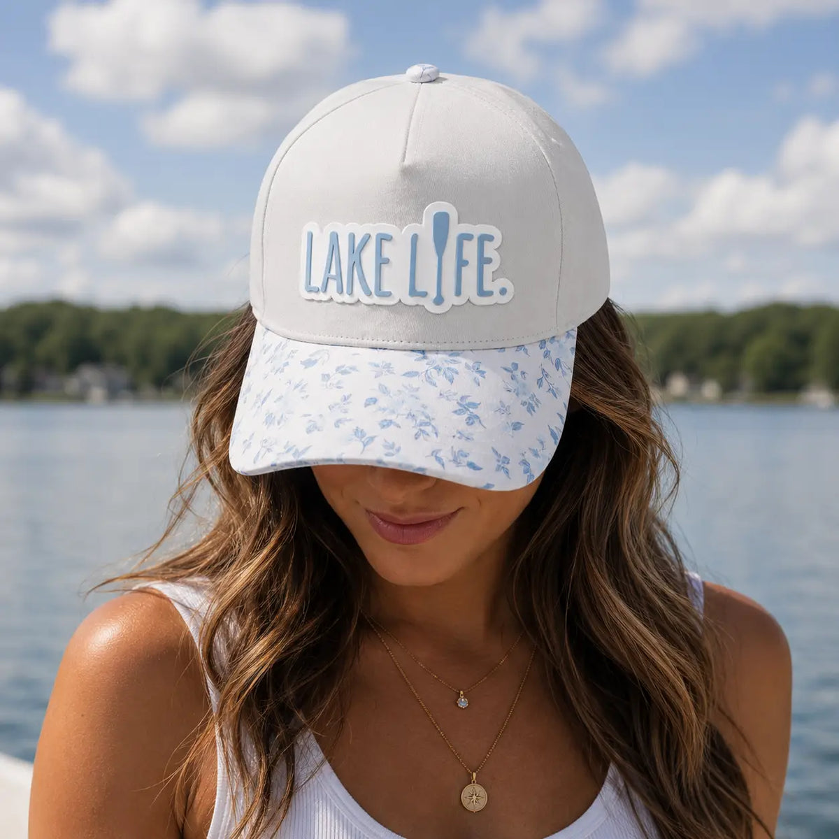 Hat - Lake Life Floral