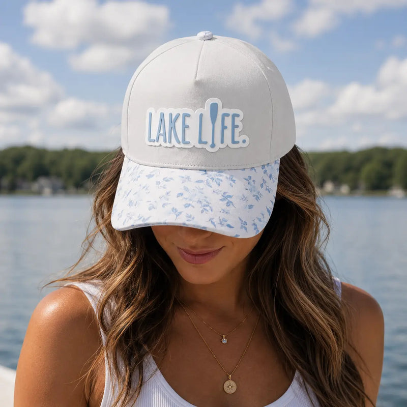 Hat - Lake Life Floral