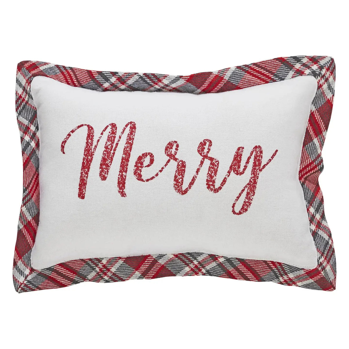 Merry Plaid Pillow