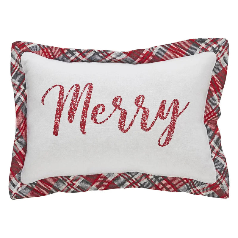 Merry Plaid Pillow
