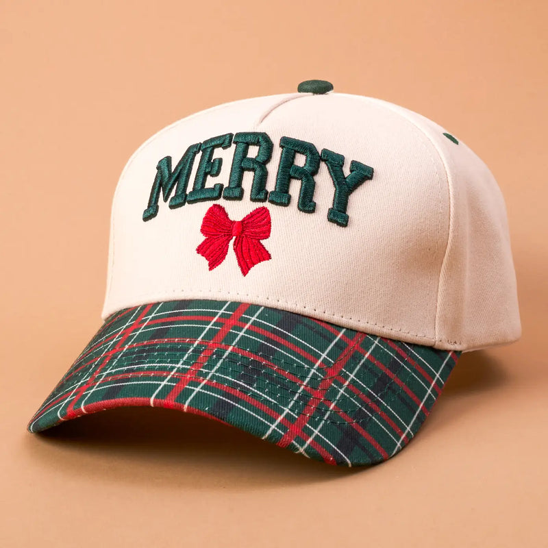 Hat - Merry Plaid