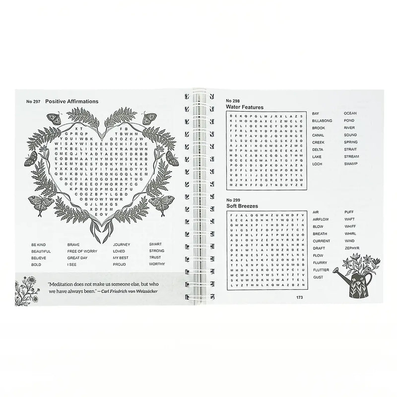 Mindfulness Word Search Adult Puzzle Book