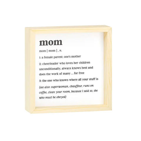 Plaque Frame - The Mom