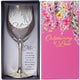 Mom - Gift Boxed Crystal Wine Glass