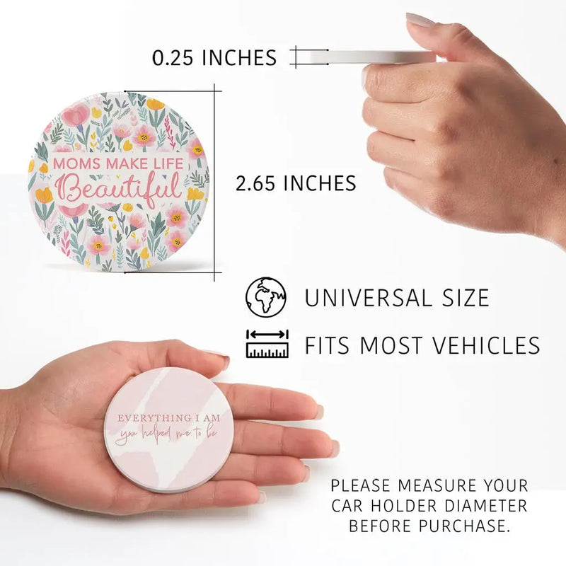 Mom Car Coaster Set