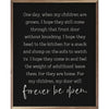 When My Children are Grown Sign