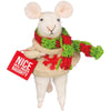 Naughty Nice Holiday Mouse Critter