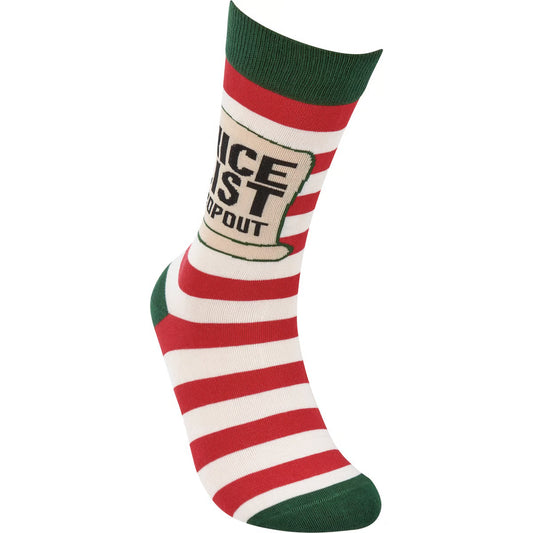 Socks - Nice List Dropout