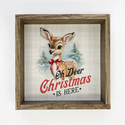 Snowman Box Sign - Merry Christmas