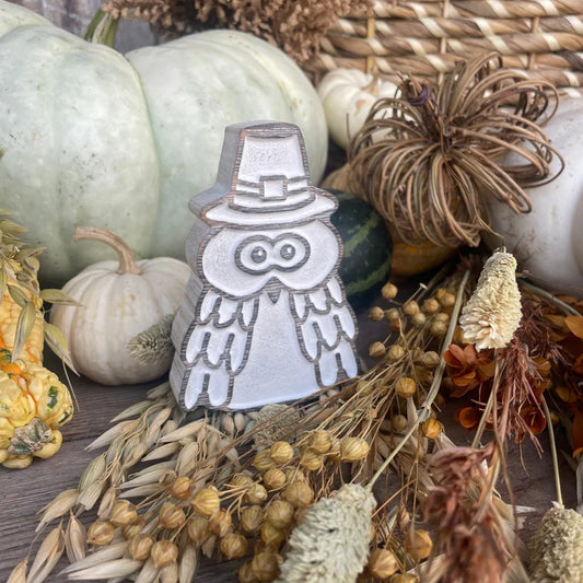 Carved Pilgrim Owl
