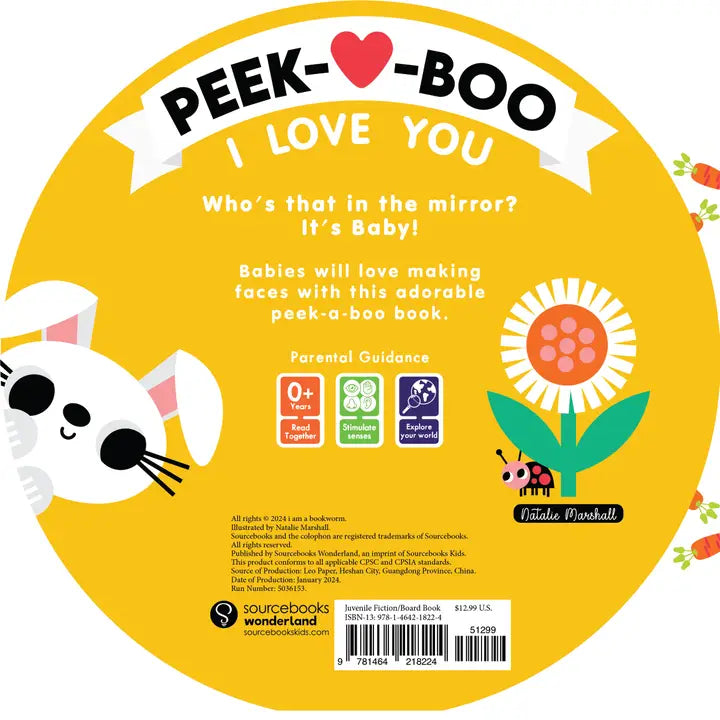 Peek-A-Boo, I Love You Book