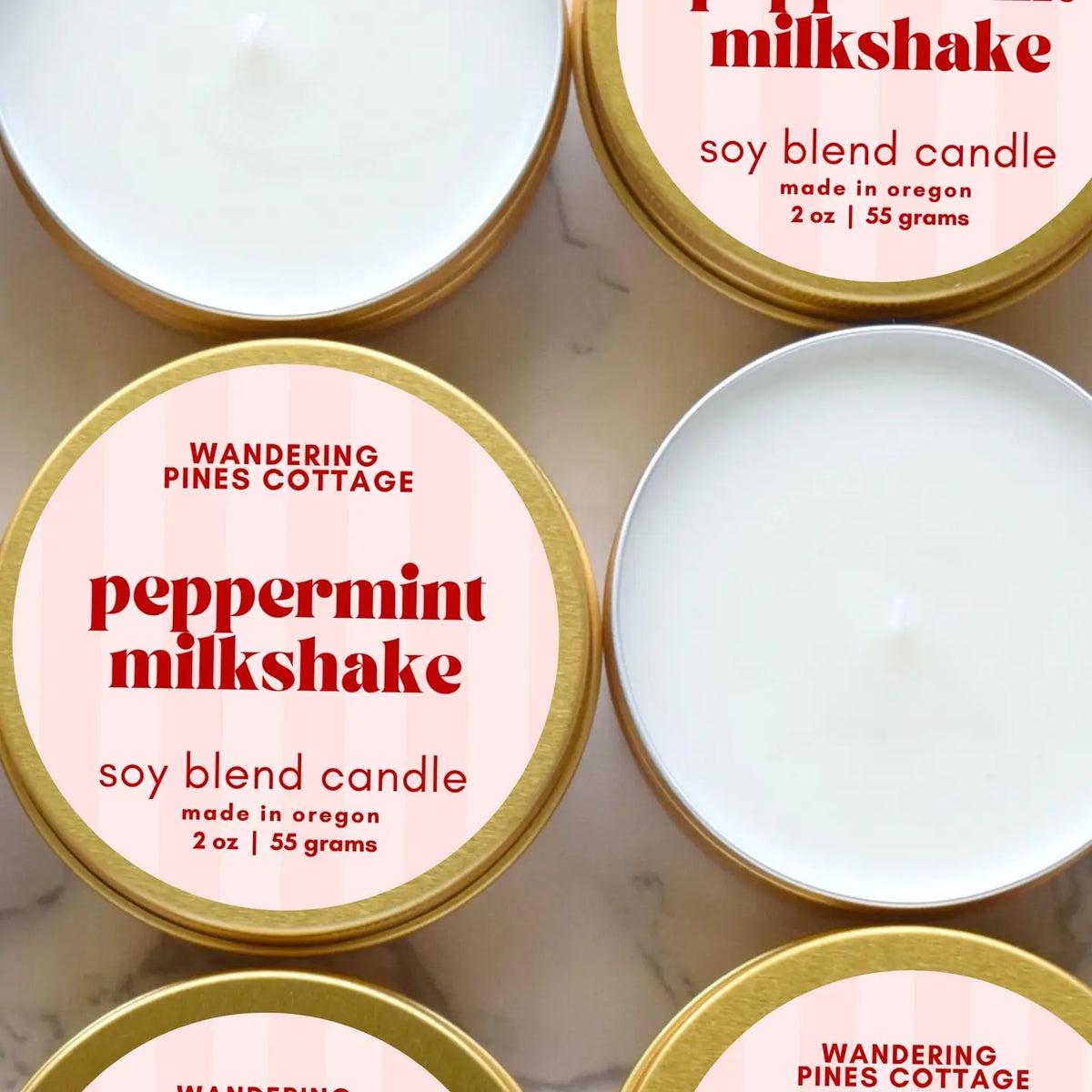 Holiday Mini Tin Candles