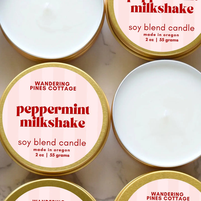 Holiday Mini Tin Candles