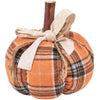 Orange Plaid Pumpkin