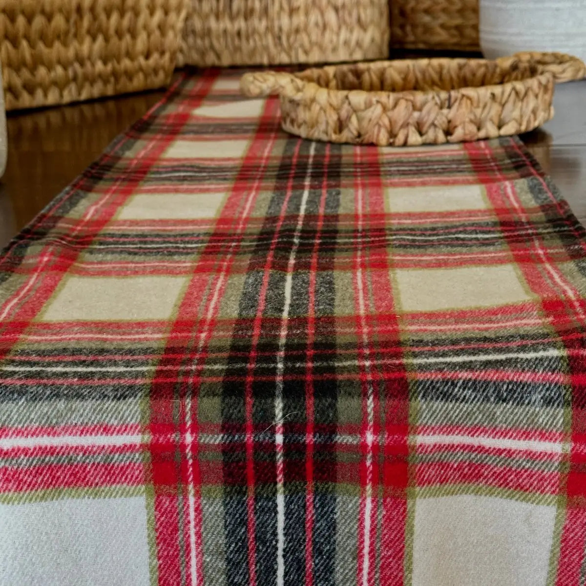 Holiday Heritage Plaid Table Runner