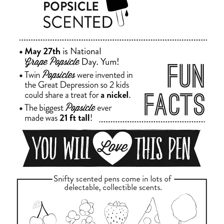 Scented Popsicle Pen