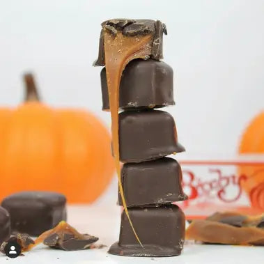 Gourmet Pumpkin Chocolate Caramels