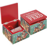 Santa's Best Reindeer Feed Hinged Box