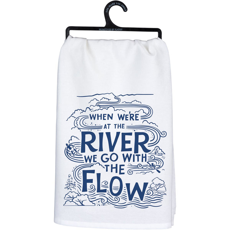 River Dishtowel - Go with the Flow