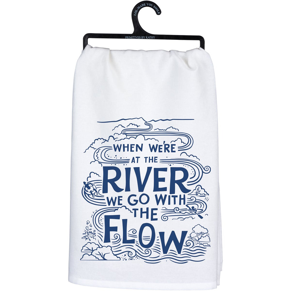 River Dishtowel - Go with the Flow