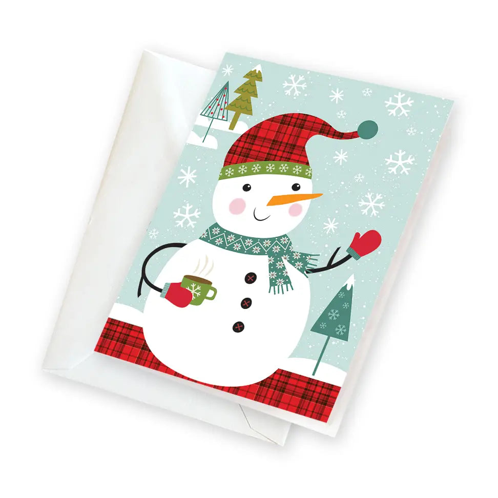 Mini Holiday Snowman Enclosure Card