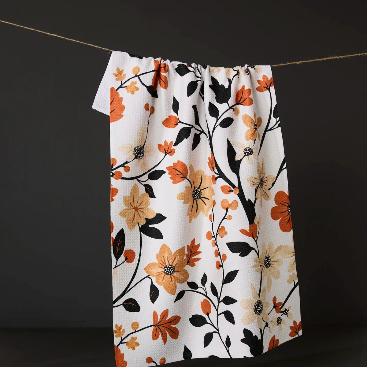Geometry Fall Tea Towel