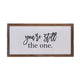 You're Still the One Wooden Sign