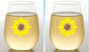 Sunflower Unbreakable Stemless Wine Glasses