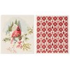 Swedish Cloth Set - Winter Cardinal