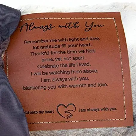 Softly Said Sympathy Blanket: Always With You