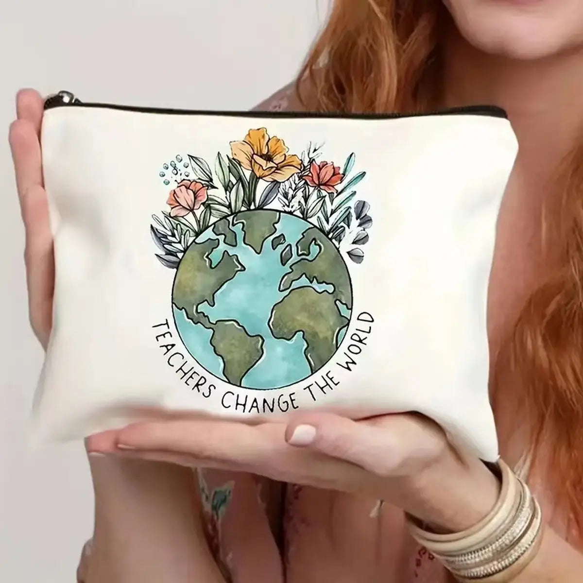 Teachers Can Change the World Waterproof Pouch