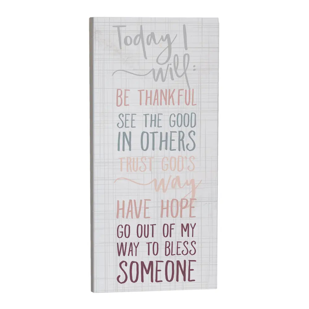 Inspire Board - Today I Will