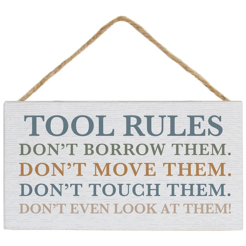 Mini Hanging Sign - Tool Rules
