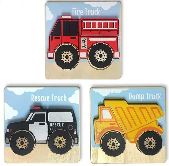 Wooden Truck Puzzles