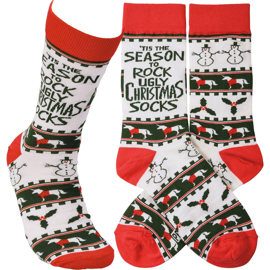 Socks - Tis the Season to Rock Ugly Christmas Socks