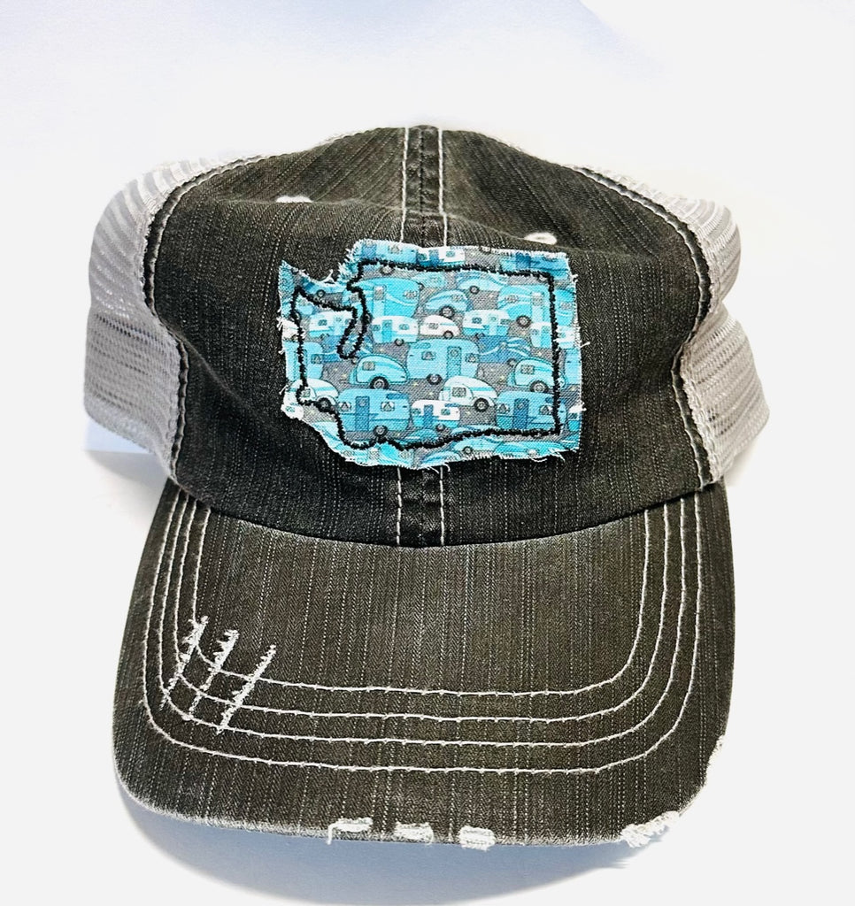 WA Patch Trucker Hat