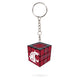 WSU Cougars Swizzle Cube Keychain